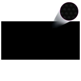 Pool Cover Black 177.2"x86.6" PE