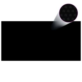 Pool Cover Black 216.1"x107.9" PE