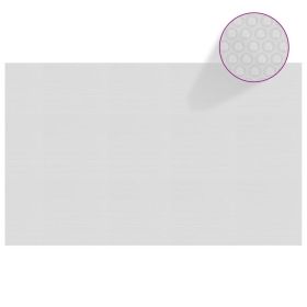 Floating PE Solar Pool Film 102.4"x63" Gray