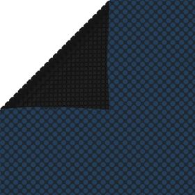Floating PE Solar Pool Film 288.2"x144.1" Black and Blue