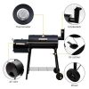 Outdoor Party Backyard Dinner Mobile Oil Drum Charcoal Smoker