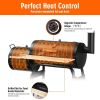 Outdoor Party Backyard Dinner Mobile Oil Drum Charcoal Smoker