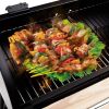 Outdoor Party Backyard Dinner Mobile Oil Drum Charcoal Smoker