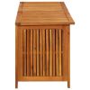 Patio Storage Box 59.1"x19.7"x22.8" Solid Acacia Wood