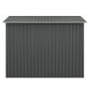 8' x 8' Outdoor Storage Shed, Metal Garden Shed with Double Sliding Doors, 4 Air Vents, Tool Storage House Shed for Yard, Patio, Lawn, Grey