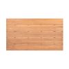 Maiden 71" 6-Seater Teak & Aluminum Patio Dining Table, Natural Teak