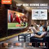 VEVOR Projector Screen with Stand, 120 inch 16:9 4K 1080 HD Outdoor Movie Screen with Stand