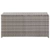 Patio Storage Box Poly Rattan 39.4"x19.7"x19.7" Gray