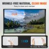 VEVOR Projector Screen with Stand, 120 inch 16:9 4K 1080 HD Outdoor Movie Screen with Stand