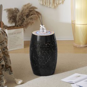 RUBY12" SIDE TABLE -BLACK