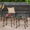 LAUGHLIN KD CAST END TABLE [SET OF 2 PCS]