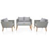 4 Piece Outdoor Patio Furniture Set