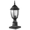 VEVOR Dusk to Dawn Outdoor Lamp Post Light Fixture 15.75 in Pole or Pier Mount