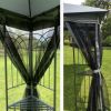 10x10 Outdoor Patio Gazebo Canopy Tent With Ventilated Double Roof And Mosquito net(Detachable Mesh Screen On All Sides),Suitable for Lawn, Garden