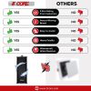5 CORE Outdoor Speakers Stereo in Wall Speaker 100W Peak Passive Mount Wired Waterproof Patio House Garage Indoor Exterior Audio System Bocinas para C