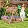 44" Wooden elevated garden bed