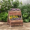 26" Wooden elevated garden bed