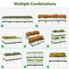 4PCS Elevated Planting Box White