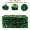 12Pcs 23.6x15.75in Artificial Boxwood Topiary Hedge Plant Grass Backdrop Fence Privacy Screen Grass Wall Decoration For Balcony Garden Fence--(No ship