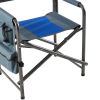 2-piece Padded Folding Outdoor Chair with Storage Pockets,Lightweight Oversized Directors Chair for indoor, Outdoor Camping, Picnics and Fishing