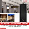 5 CORE Outdoor Speakers Stereo in Wall Speaker 100W Peak Passive Mount Wired Waterproof Patio House Garage Indoor Exterior Audio System Bocinas para C