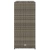 Patio Storage Cabinet Gray 41.3"x21.7"x44.5" Poly Rattan