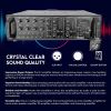 5 Core 4000W PA System Outdoor Indoor Commercial Industrial Grade Paging Kit w/ 32 Wall Speakers - Packet Amp 200