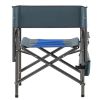 2-piece Padded Folding Outdoor Chair with Storage Pockets,Lightweight Oversized Directors Chair for indoor, Outdoor Camping, Picnics and Fishing