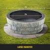 VEVOR Fire Pit Ring 45-Inch Outer/39-Inch Inner Diameter, 3.0mm Thick Heavy Duty Solid Steel