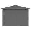 Garden Marquee with Curtains 157.4"x118.1" Anthracite