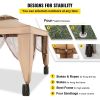 VEVOR Outdoor Canopy Gazebo Tent, Portable Canopy Shelter with 10'x10' Large Shade Space for Party, Backyard, Patio Lawn and Garden, 4 Sandbags
