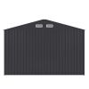 8 x 10 Ft Outdoor Storage Shed, Metal Yard Shed for Tools, Garbage Can Clearance, Prefab House w/ Lockable Doors, Garden, Patio, Outside Utility