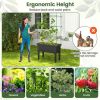 Garden bed elevated flowerpot