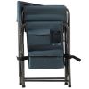 2-piece Padded Folding Outdoor Chair with Storage Pockets,Lightweight Oversized Directors Chair for indoor, Outdoor Camping, Picnics and Fishing