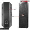 5 Core 15" Dual Outdoor Speaker System Pro Pa Party DJ Subwoofers 4 Pack