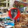 5 CORE Outdoor Speaker Wired Waterproof System Wall Mounted Indoor Outside Patio Backyard Surround Sound Home Exterior Corner - CORNER