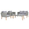 4 Piece Outdoor Patio Furniture Set