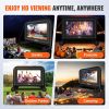 VEVOR Inflatable Movie Screen, 14 FT (168inch)Inflatable Projector Screen for Outside with Blower and Carrying Bag, Front/Rear Projection