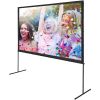 VEVOR Projector Screen with Stand, 100 inch 16:9 4K 1080 HD Outdoor Movie Screen with Stand