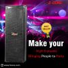 5 Core 15" Dual Outdoor Speaker System Pro Pa Party DJ Subwoofers 4 Pack