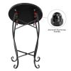 Artisasset Blue Hawaiian Sun Mosaic Round Terrace Bistro Table