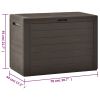 Patio Storage Box Brown 30.7"x17.3"x21.7"