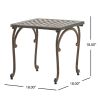 LAUGHLIN KD CAST END TABLE [SET OF 2 PCS]