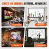 VEVOR Projector Screen with Stand, 120 inch 16:9 4K 1080 HD Outdoor Movie Screen with Stand