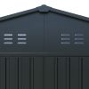 Outdoor Storage Shed 20x13 FT, Metal Garage Shed Backyard Utility Tool House Building with 2 Doors and 4 Vents for Car,Truck,Bike, Garbage Can,Tool