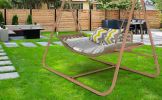 JESE Hammock Swing Chair with Stand for Indoor,Outdoor