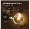50-light 100ft LED Globe String Lights Bluetooth App Control