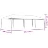 Party Tent 13.1'x29.5' White