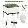 4PCS Elevated Planting Box White