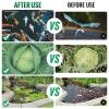 VEVOR Pond Cover Dome, 8x10 FT Garden Pond Net, 1/2 inch Mesh Dome Pond Net Covers with Zipper and Wind Rope
